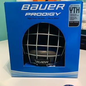 Junior Bauer hockey helmet
